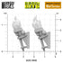 Green Stuff World: 3d Printed Resin Bits Scenery - 1:48 - 1:35 Dungeon Wall Torches For 3mm LEDs - 5pc | Buy Online from The Home Crafters