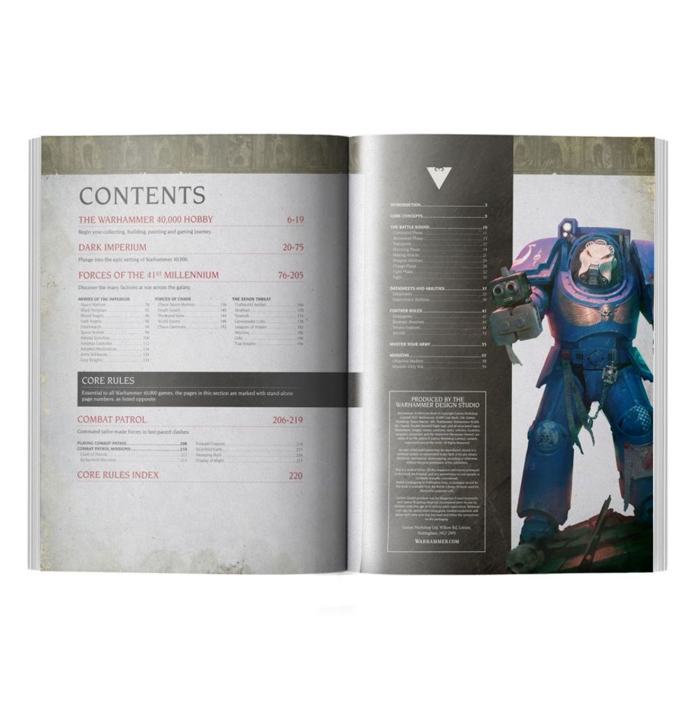 Warhammer 40000: Core Book (English) | Buy Online from The Home Crafters
