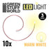 Green Stuff World: 3mm LED Lights for Dioramas - 10pc | Buy Online from The Home Crafters
