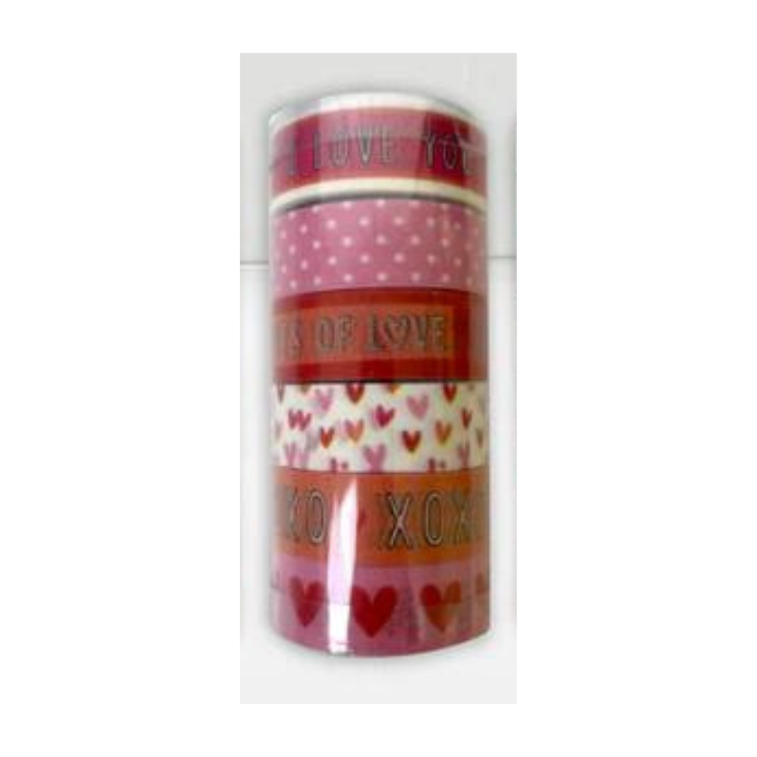 Love to Craft Washi Tape Tube - 6pc