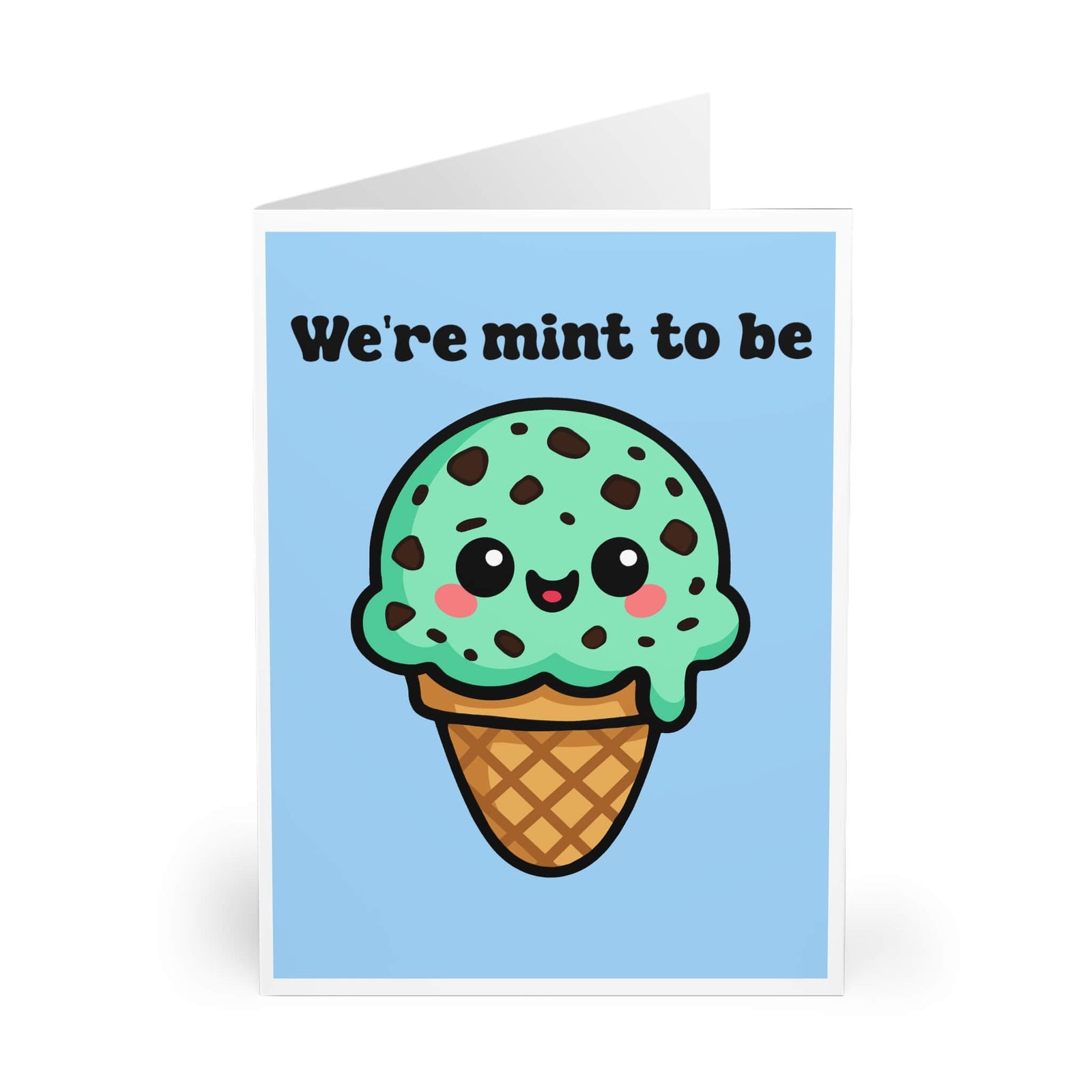 We’re Mint To Be – Funny Ice Cream card | Buy Online from The Home Crafters