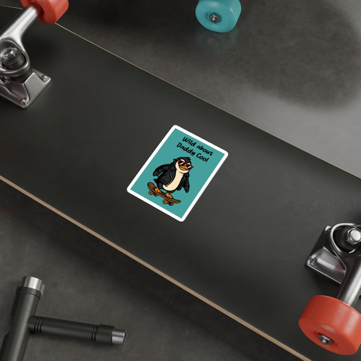 Wild About Daddy Cool Sticker – Funny Vinyl | Buy Online from The Home Crafters