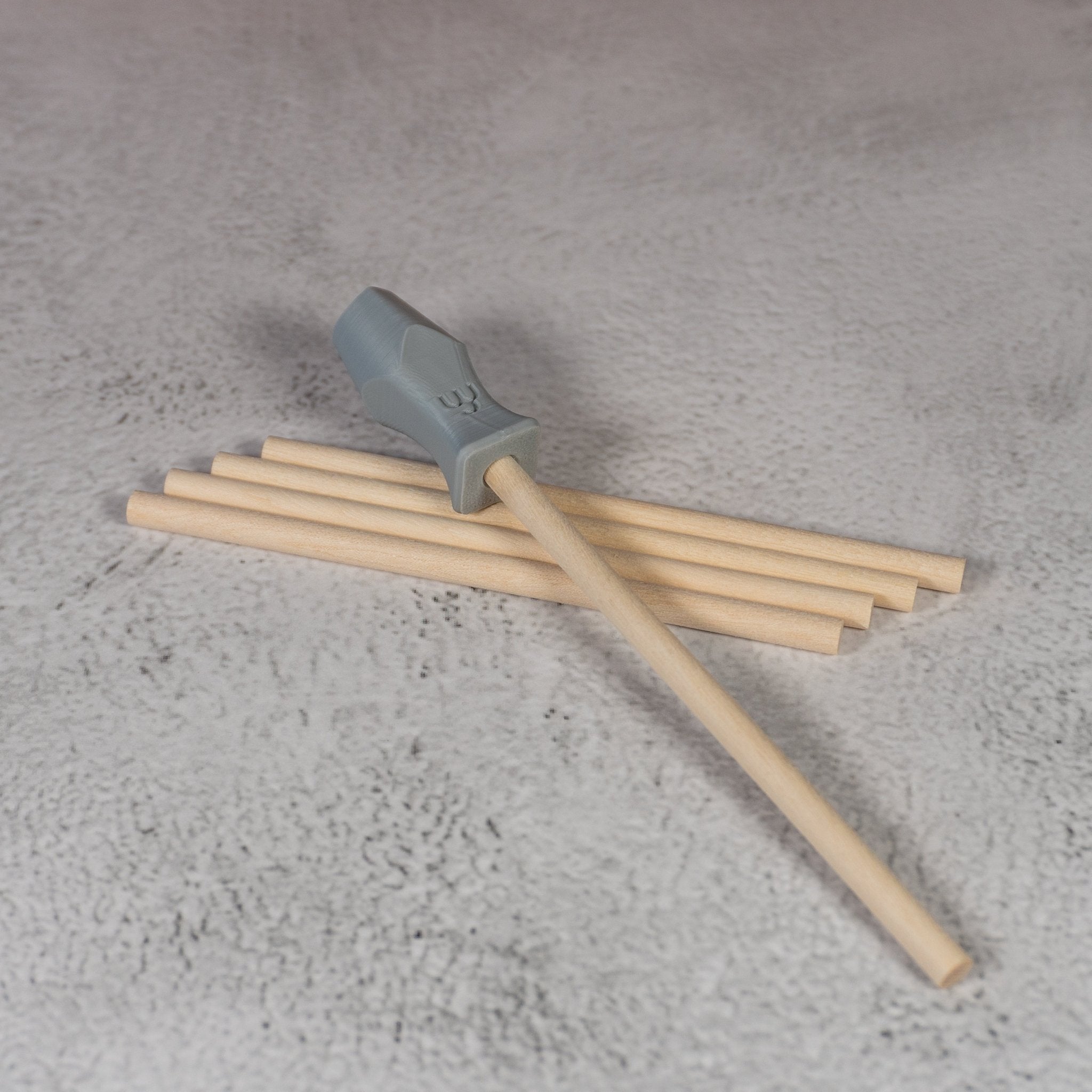 Wooden Handles for Stamps | 5mm x 100mm | Buy Online from The Home Crafters