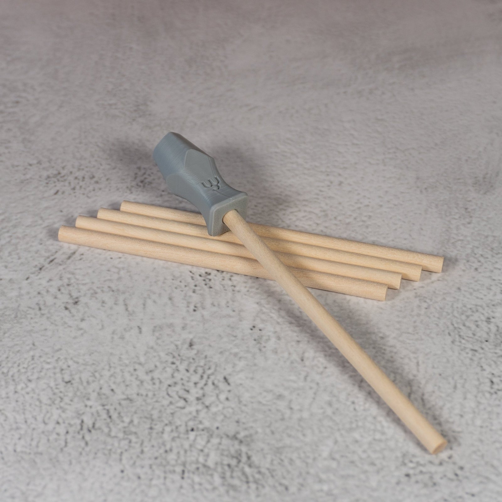 Wooden Handles for Stamps | 5mm x 100mm | Buy Online from The Home Crafters