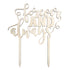 Wooden Table Decoration Wedding Cake Topper - Forever & Always | Buy Online from The Home Crafters