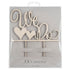 Wooden Table Decoration Wedding Cake Topper - We Do | Buy Online from The Home Crafters