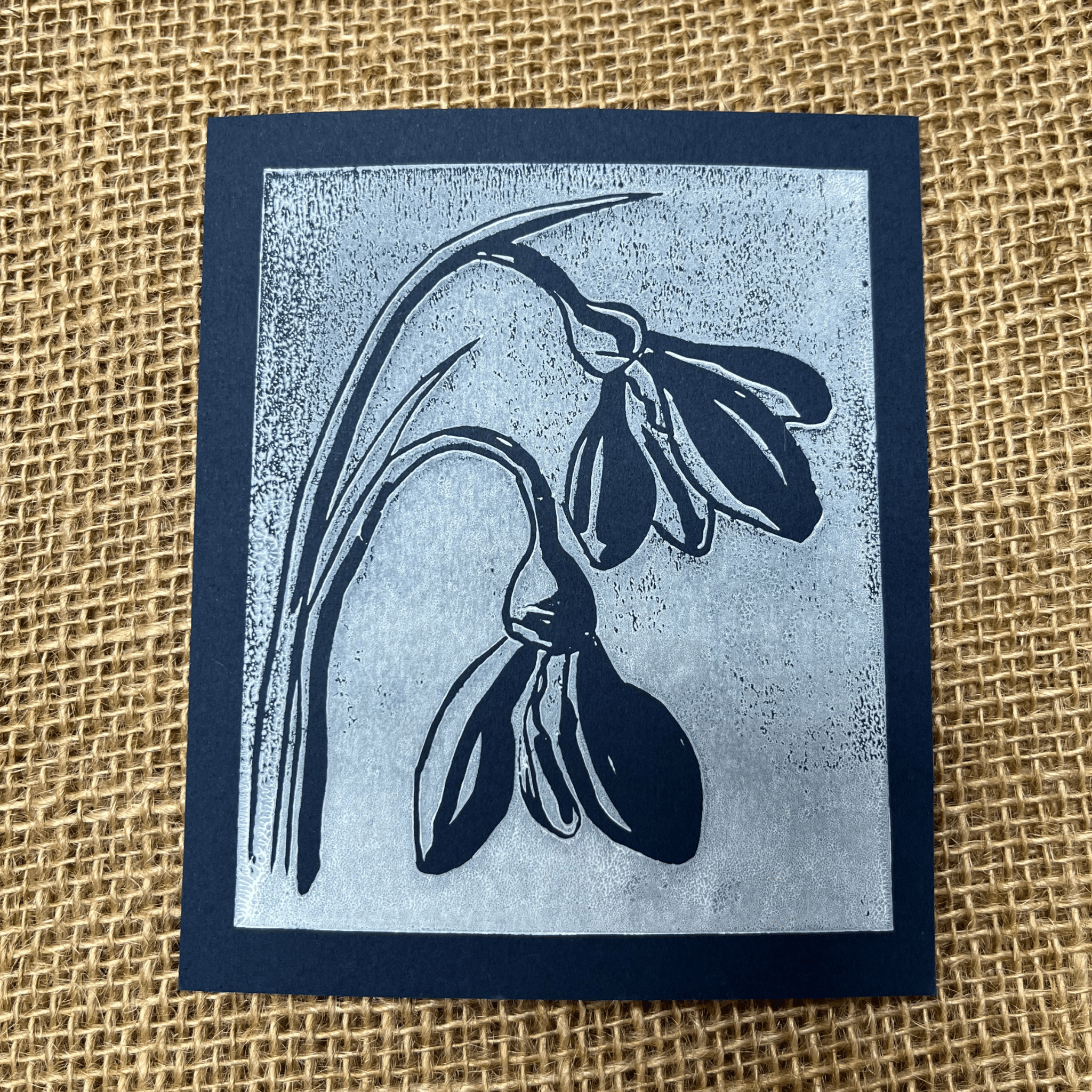 Art for Adults: Lino Printing Snowdrops Saturday 28th February - 10am | Buy Online from The Home Crafters