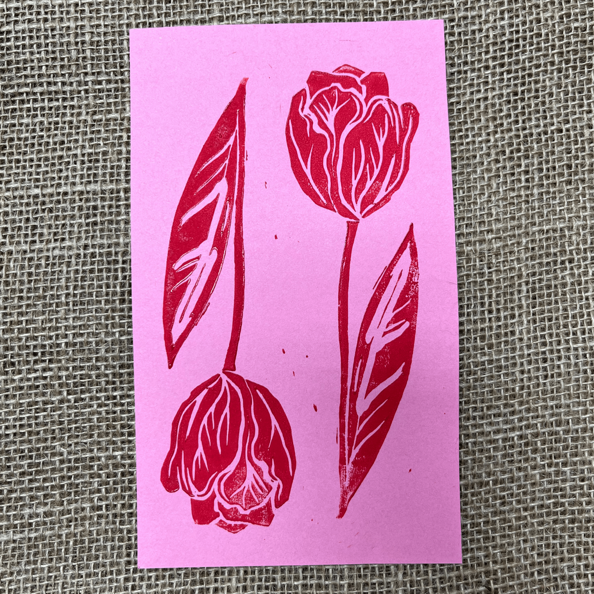 Art for Adults: Lino Printing Flowers Tuesday 24th March - 10am | Buy Online from The Home Crafters