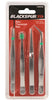 Blackspur Tweezer Set - 4pc