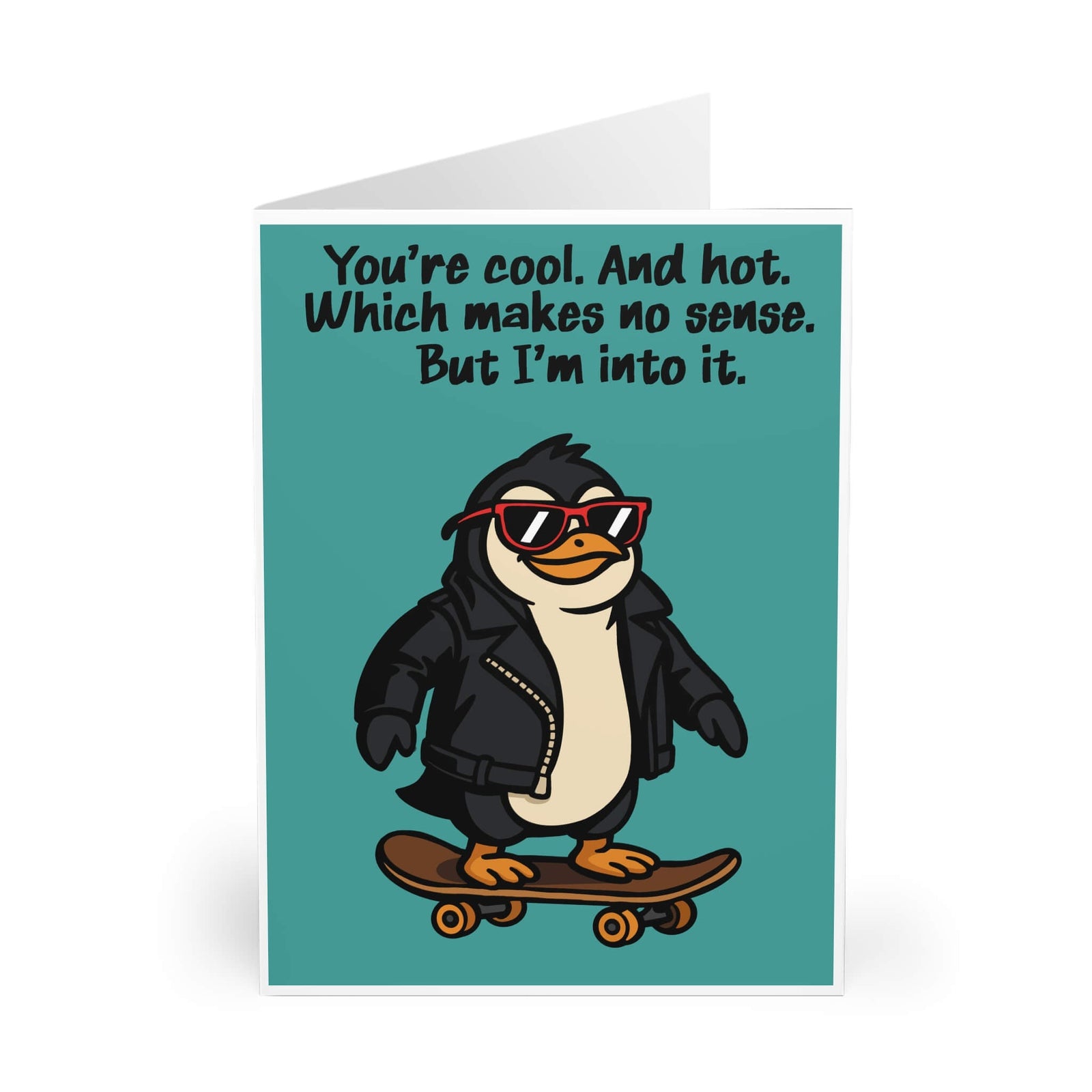 You’re Cool And Hot – Funny Romantic Card | Buy Online from The Home Crafters