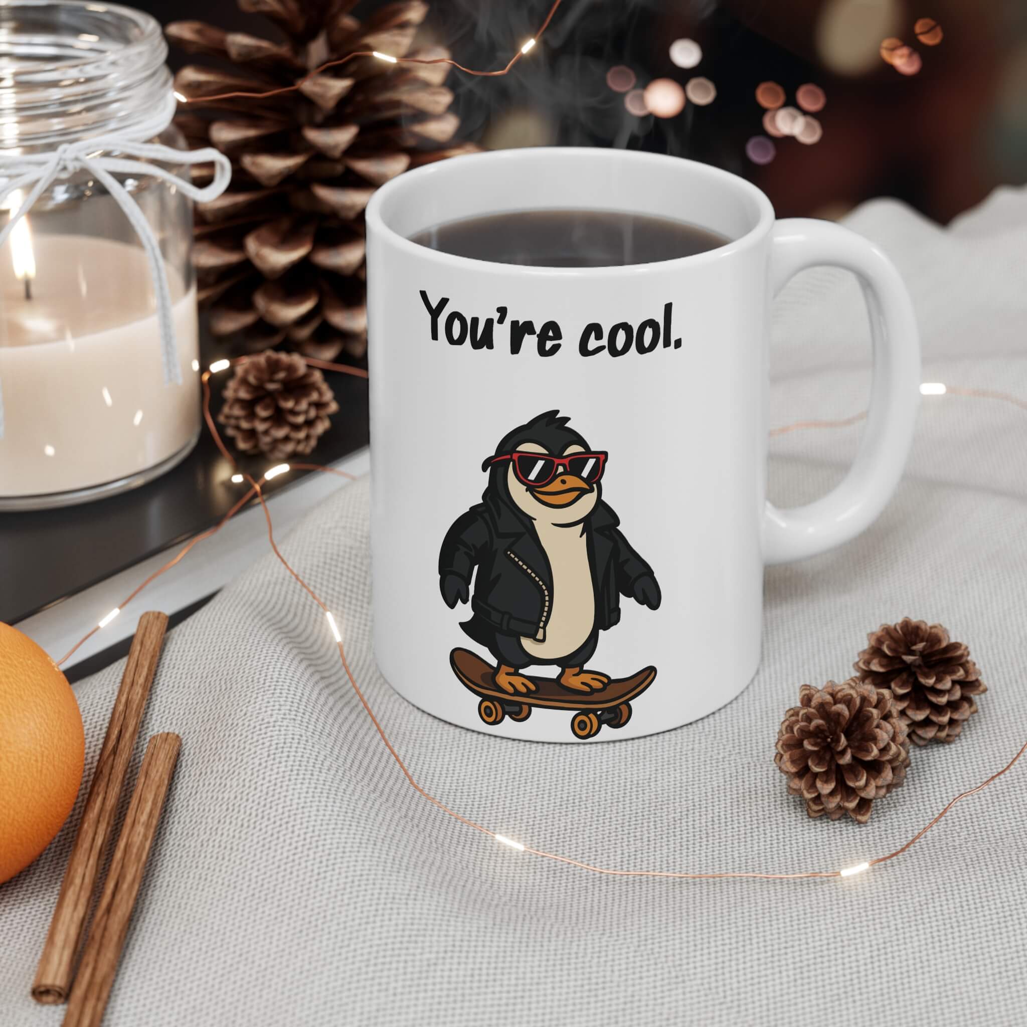 You’re Cool – Funny Penguin Mug for Legends Only | Buy Online from The Home Crafters