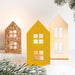 Christmas Woodcraft Decoration Set - Town Houses | Buy Online from The Home Crafters