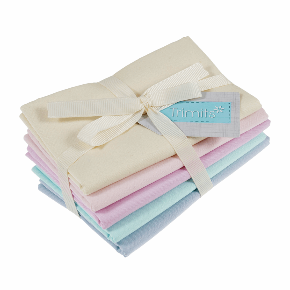 100% Cotton Plain Coloured Fat Quarter Bundle - 5pc | Buy Online from The Home Crafters