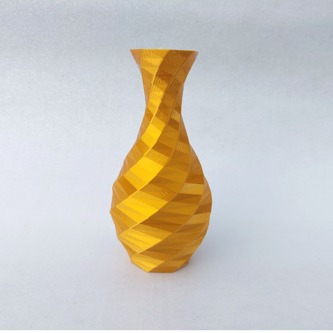 City 17 3d Printed 15cm Faceted Decorative Vase