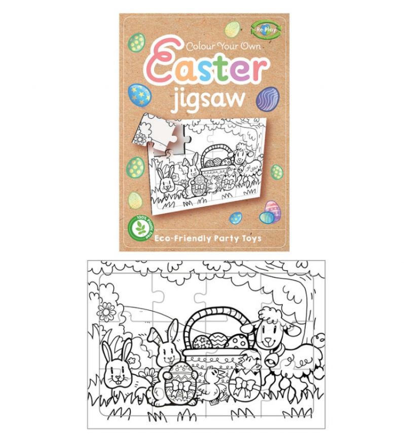 Re-Play Easter Colour Your Own Jigsaw