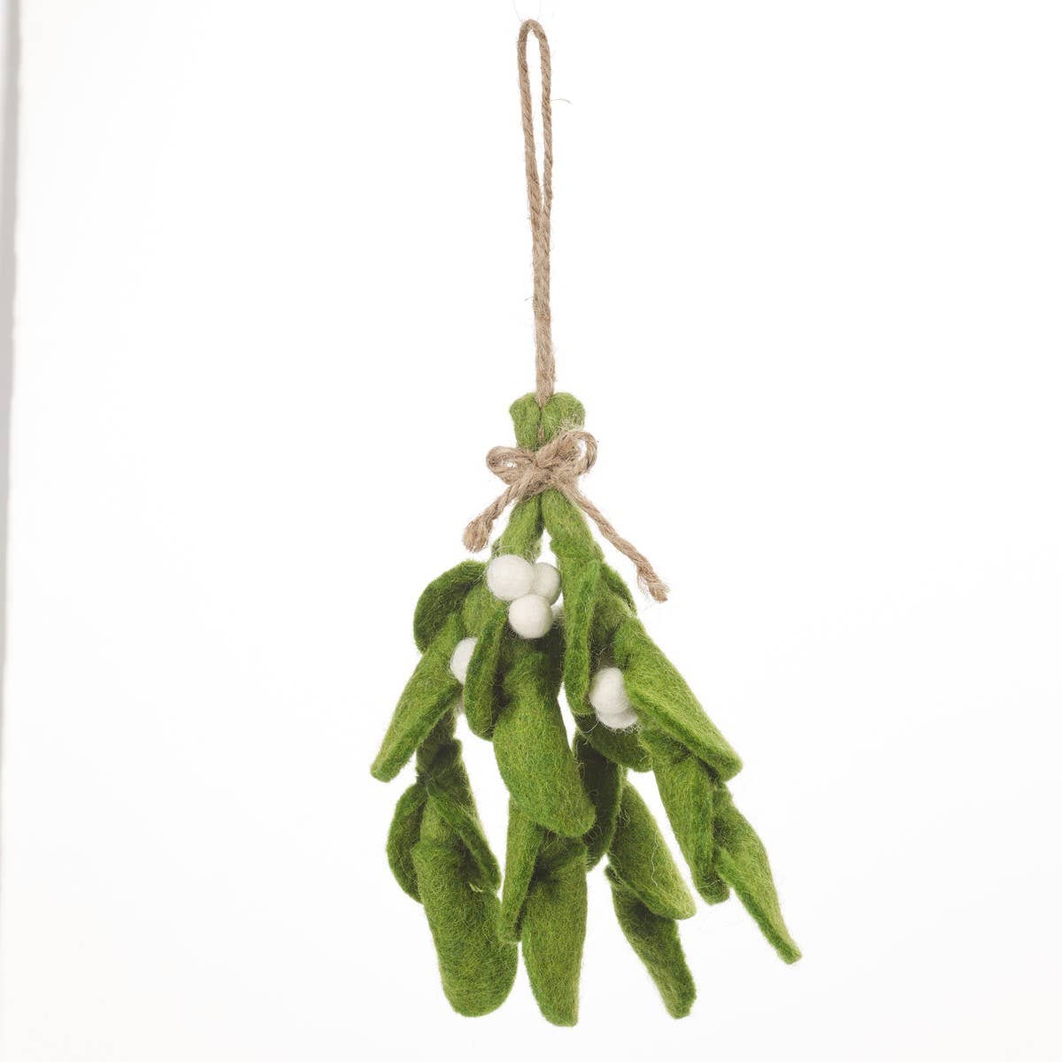 Handmade Felt Decoration - Mistletoe Sprig