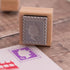 Skull & Cross Buns Artisan Rubber Stamp - Jubilee Postage Stamp