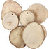 Natural Wood Slices with Hanging Hole - 25pc