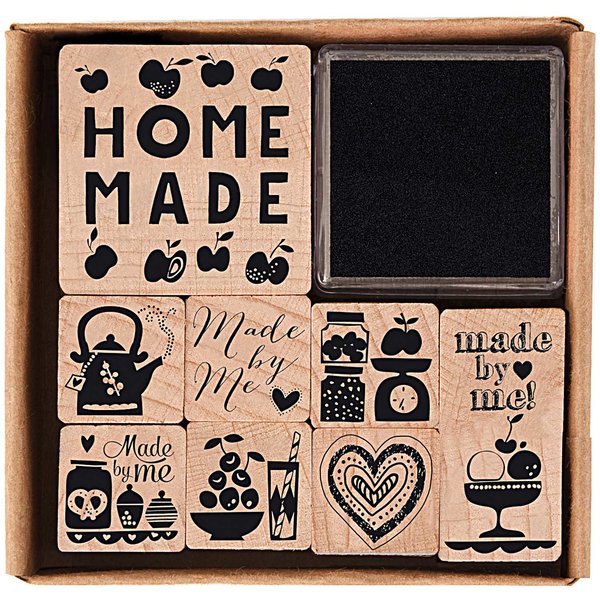 Paper Poetry Stamp Set - Homemade