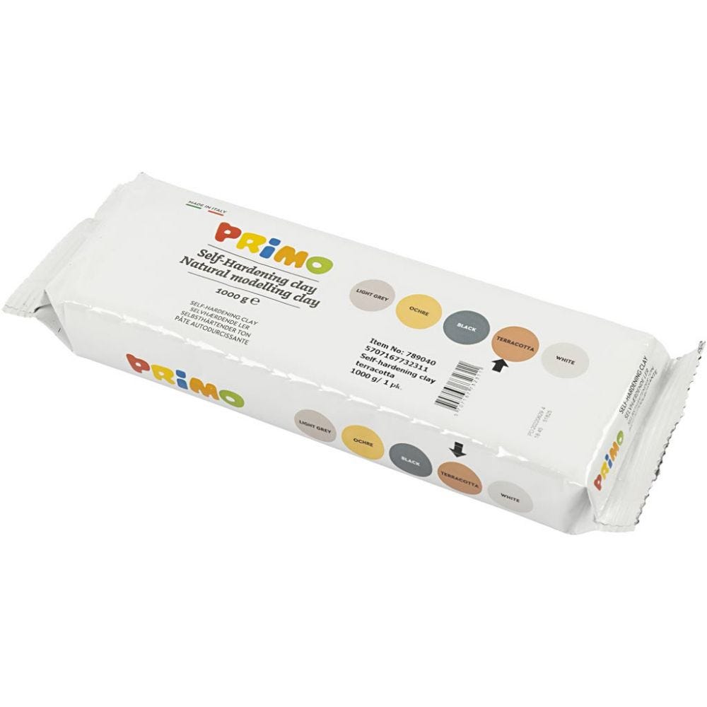 Plus Primo Self Hardening Air Dry Clay - 1kg