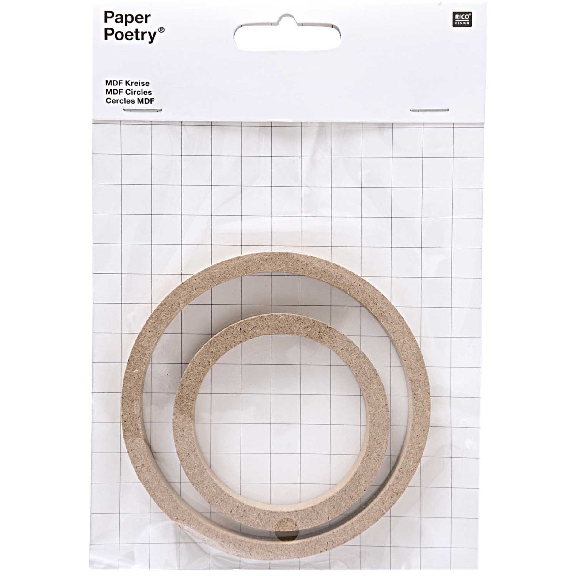 Paper Poetry Quilling Tools - MDF Circles