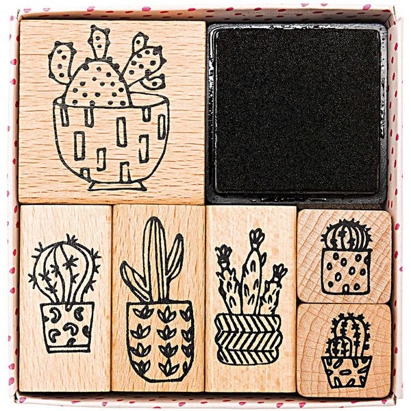 Paper Poetry Stamp Set - Hygge Cactus