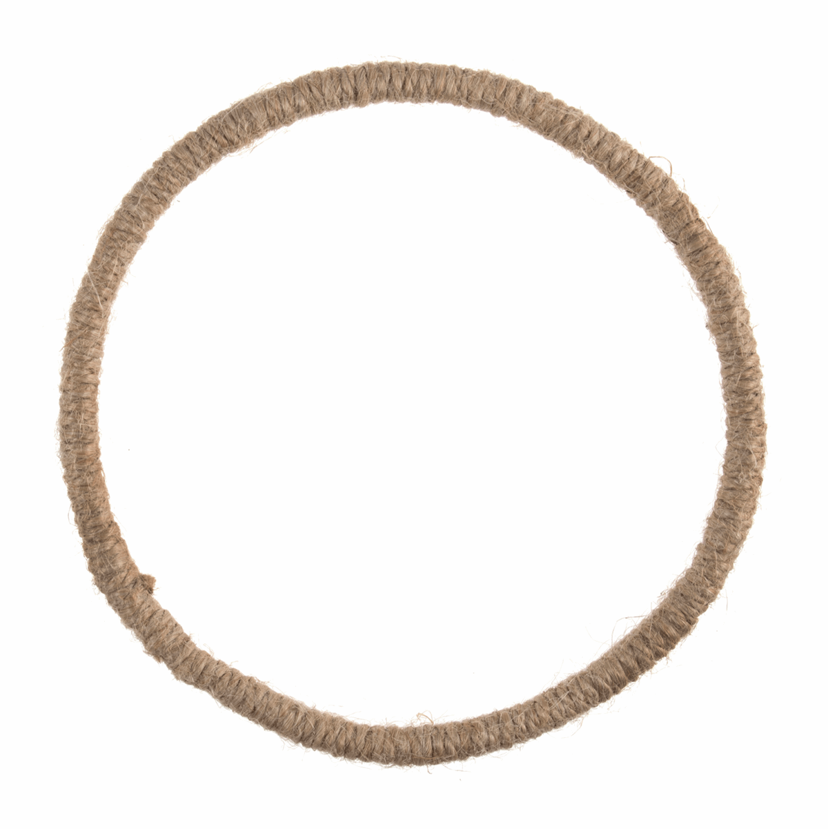 Wreath Base: Jute-Wrapped Wire Hoop