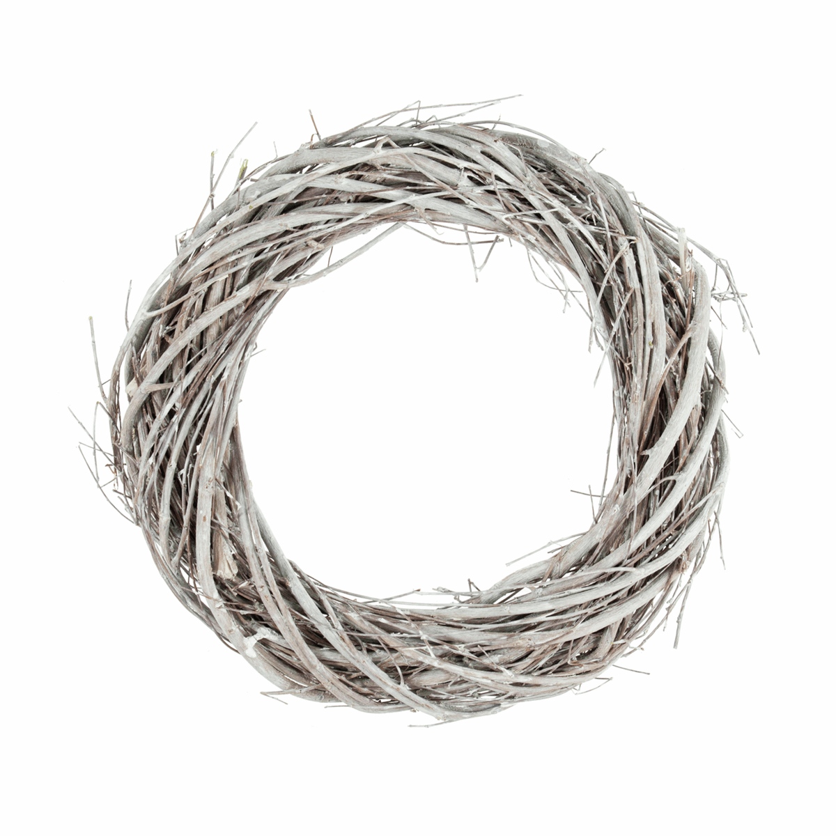 Grey Washed Willow Natural Wreath Base - various sizes