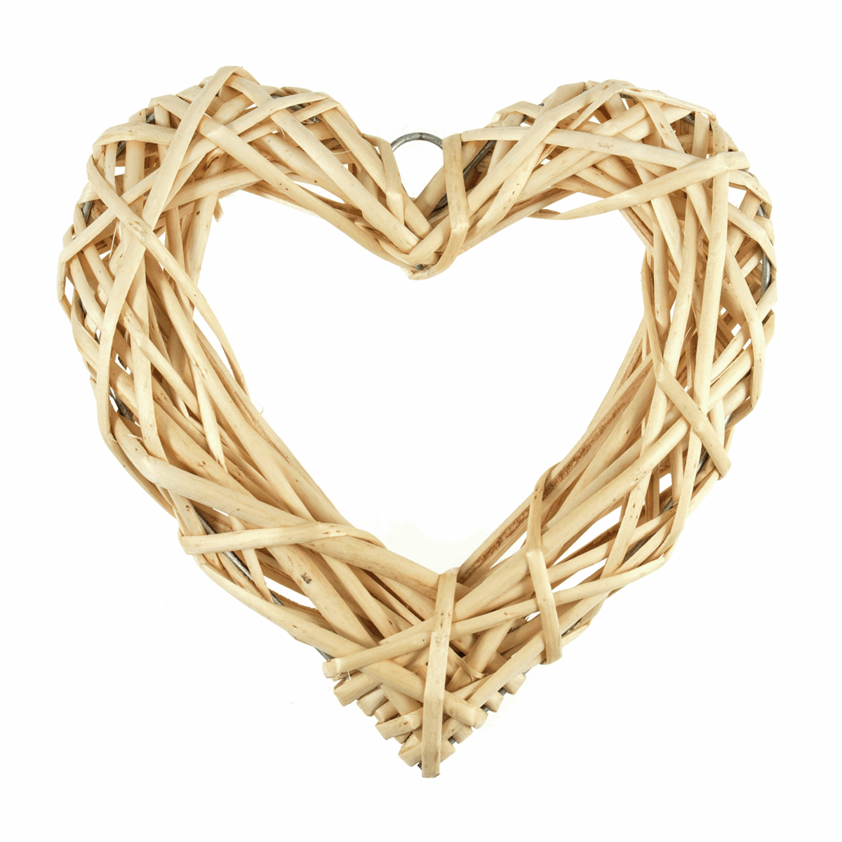 Light Willow Wreath Base - Heart: 20cm