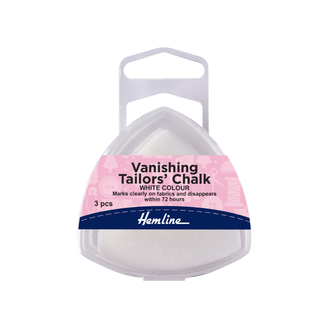 Hemline Vanishing Tailors' Chalk - 3pk