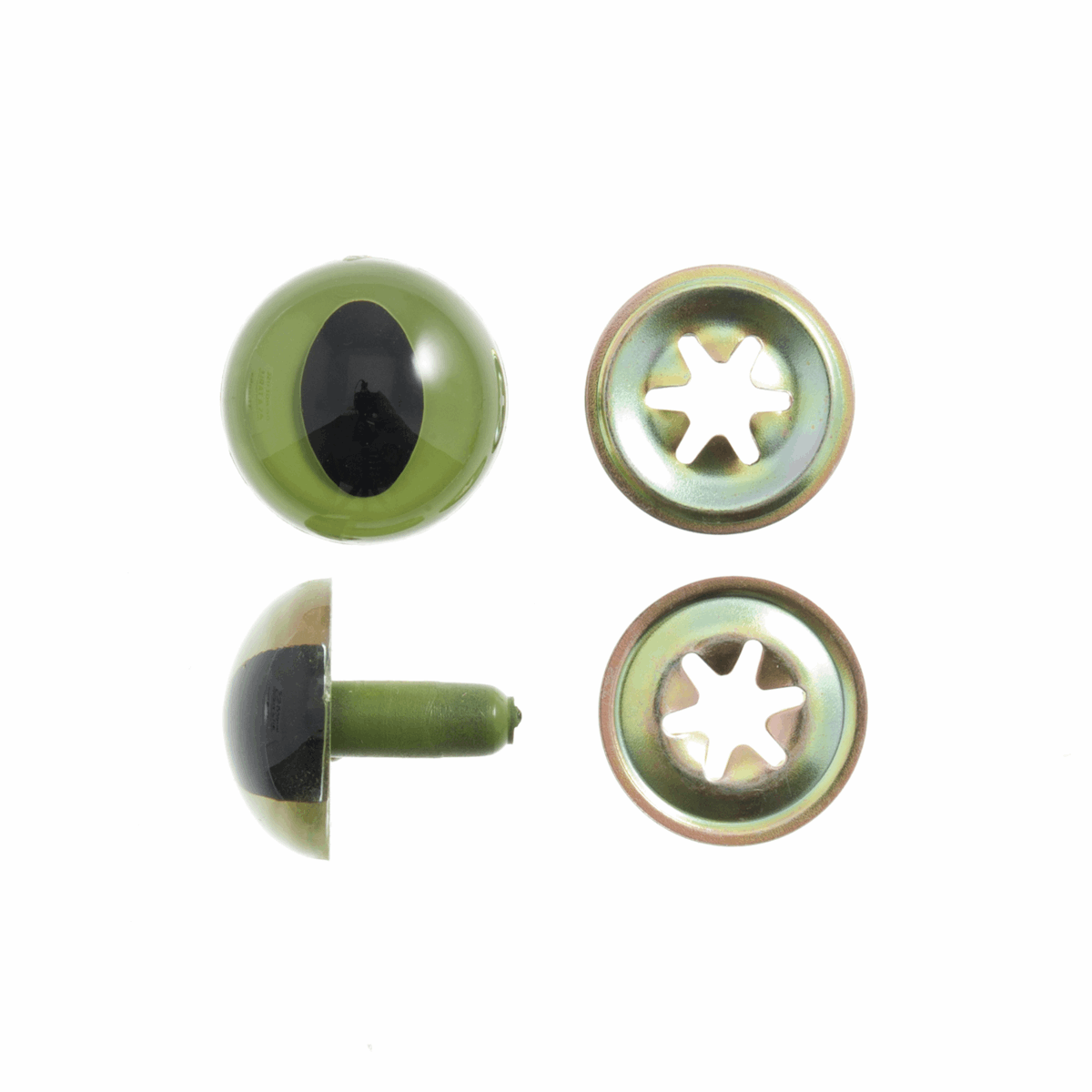 Toy Safety Eyes: Cats - Green