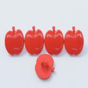 Apple Shape Children's Button - 14mm
