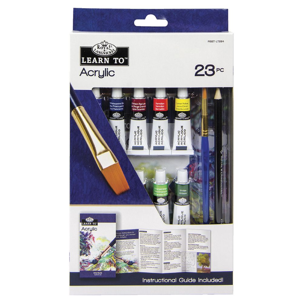 Royal & Langnickel Learn To: Acrylic Painting: 23pc Art Set