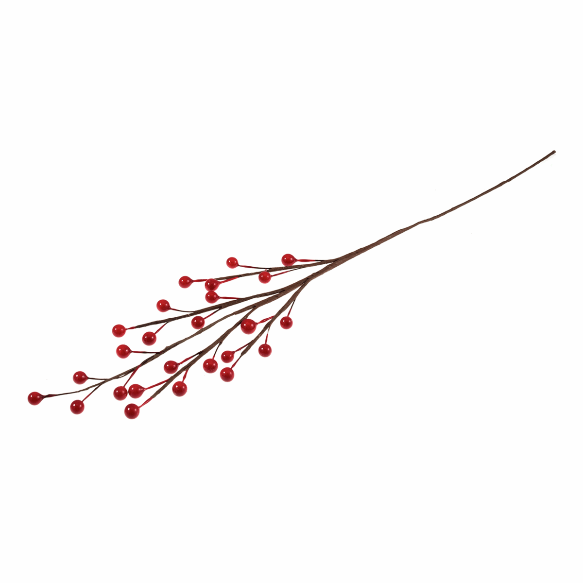 Large Berry Branch: 1 Piece: White or Red