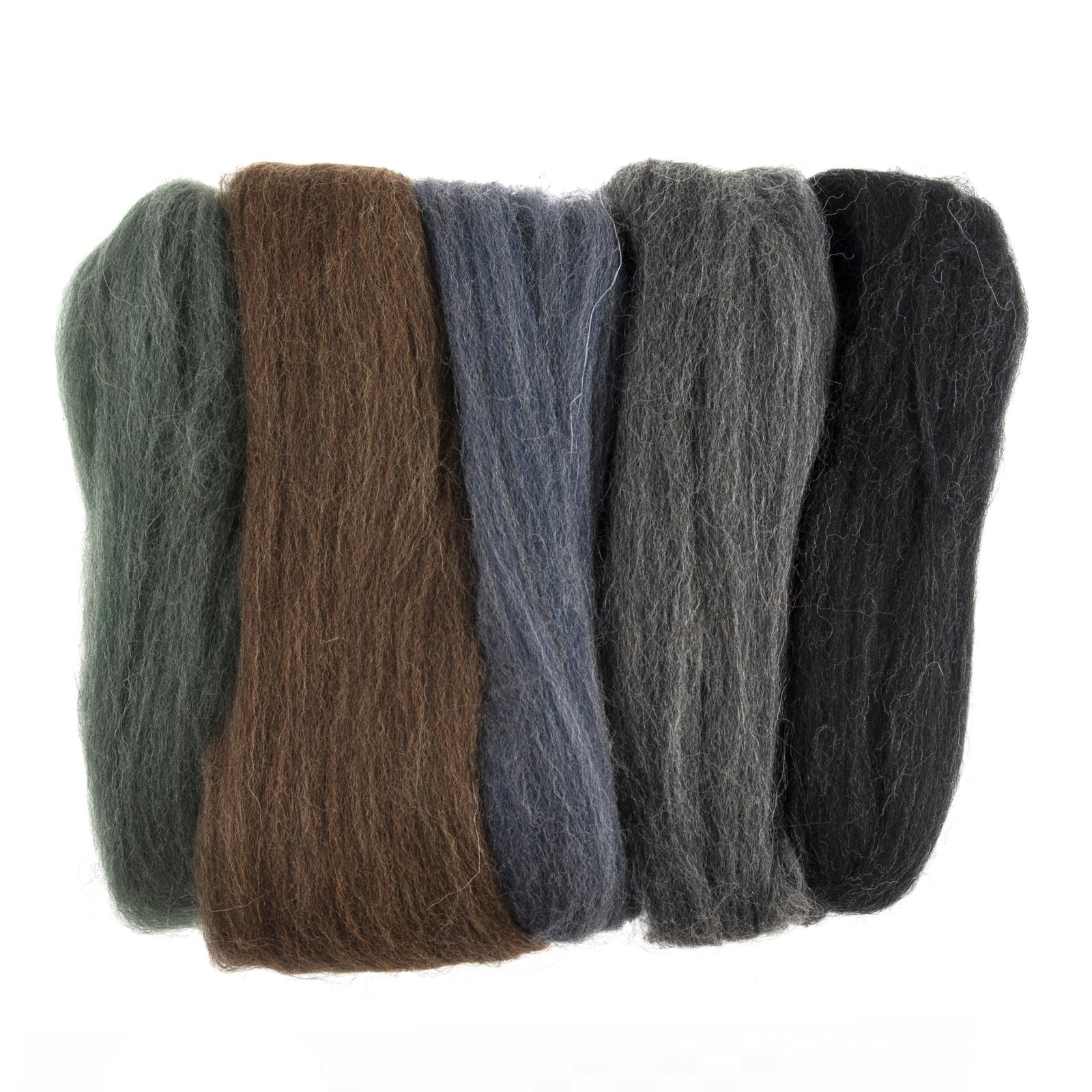 Natural Wool Roving: 50g: Assorted Melange | Buy Online from The Home Crafters