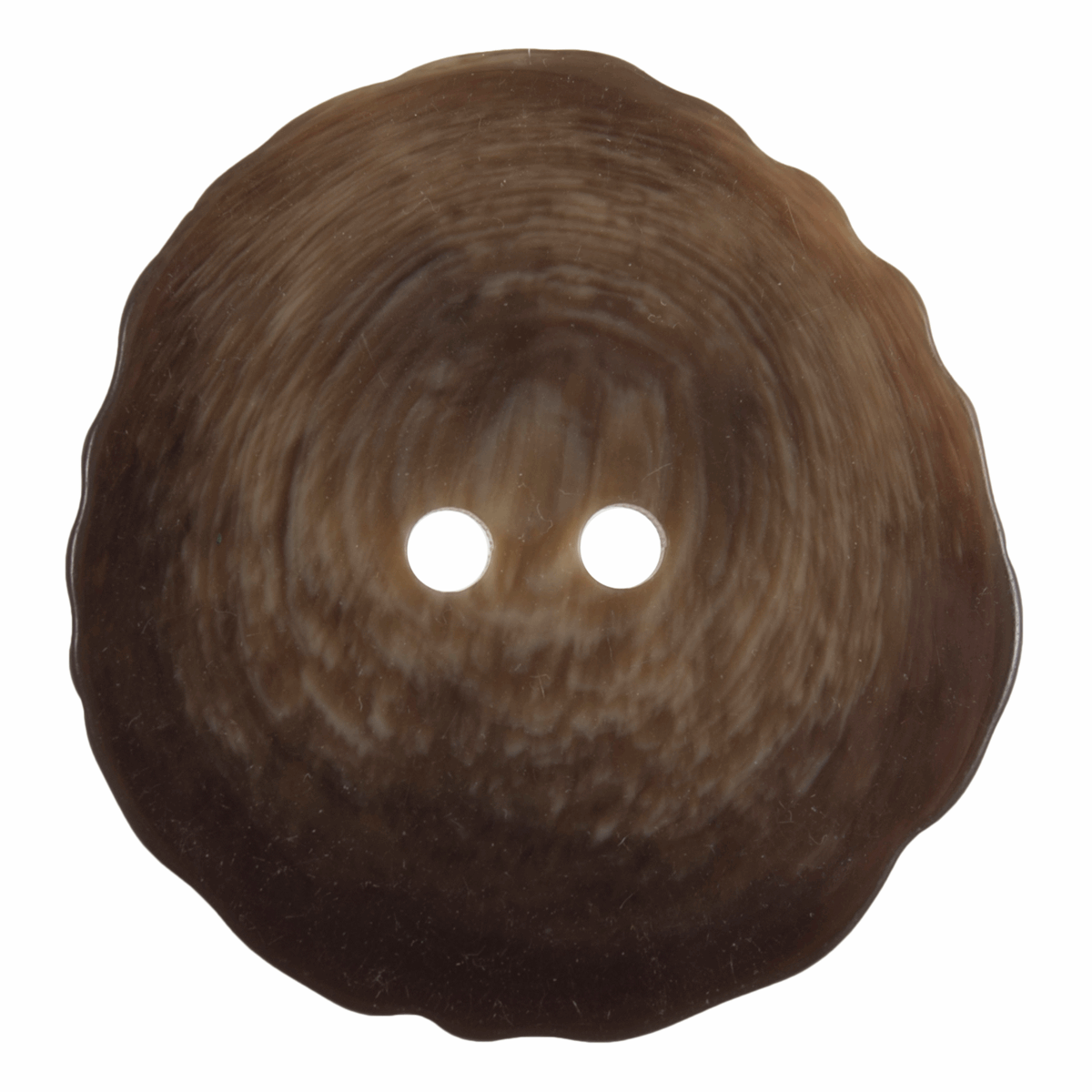 Faux Wood Slice Button - 61mm