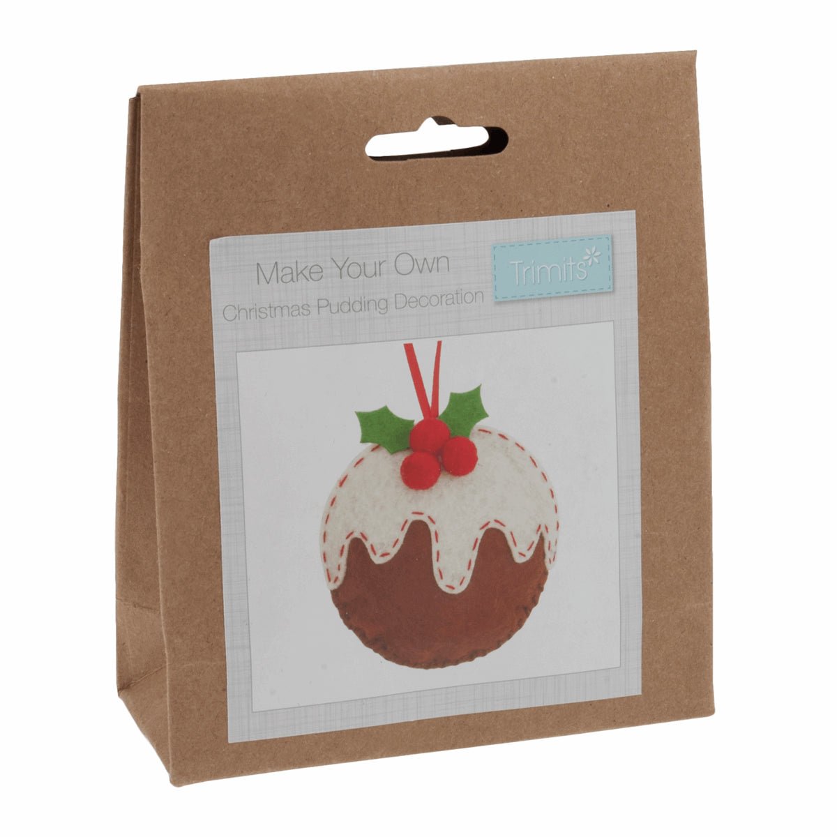 Trimits Felt Decoration Kit: Christmas Pudding | Buy Online from The Home Crafters