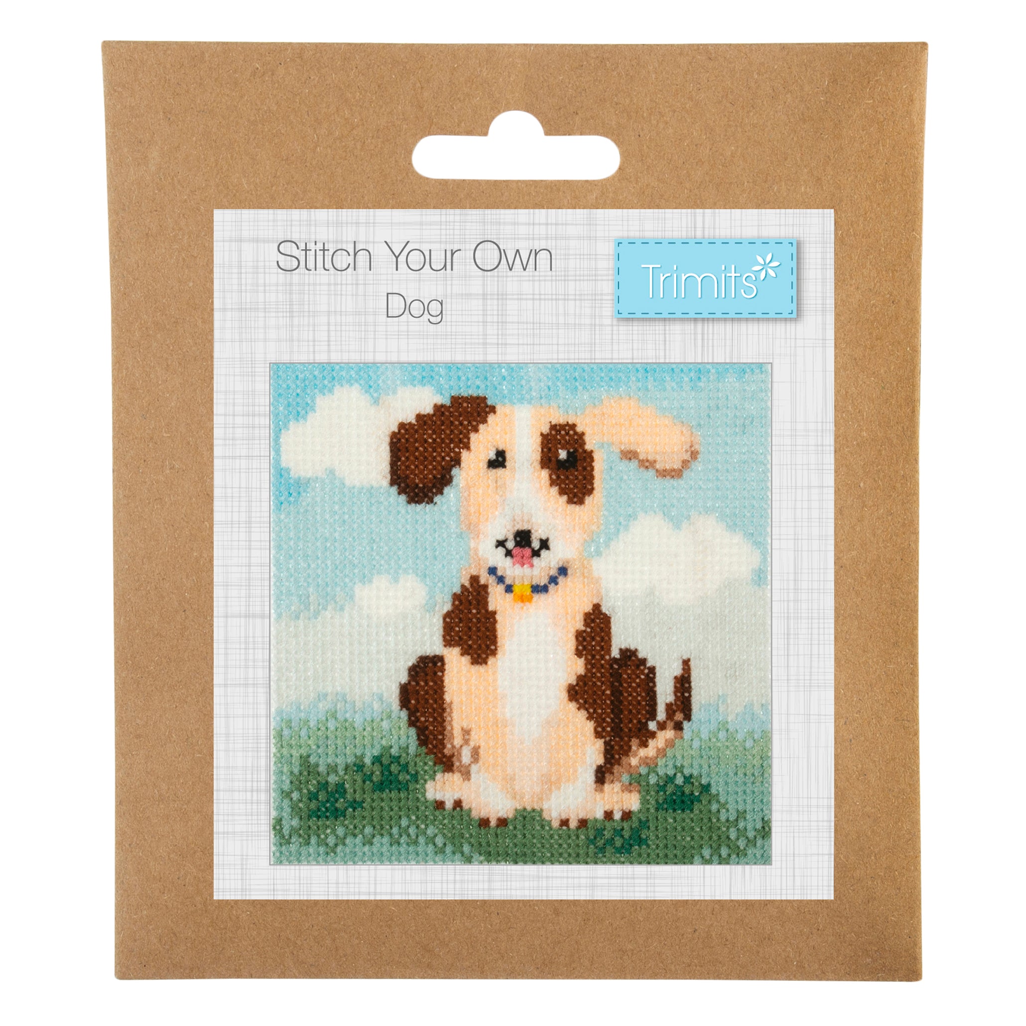 Trimits Mini Counted Cross Stitch Kit: Dog
