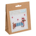 Trimits Mini Festive Counted Cross Stitch Kit: Dachshund
