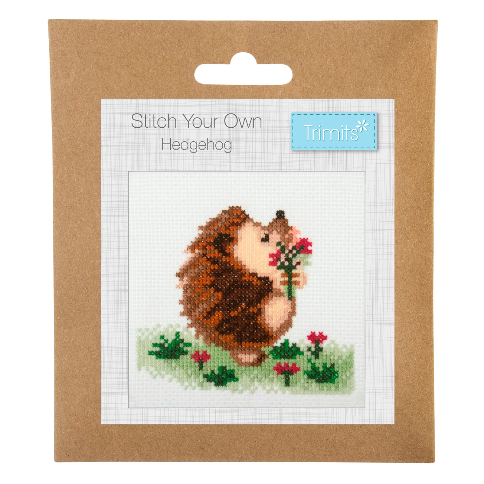 Trimits Mini Counted Cross Stitch Kit: Hedgehog