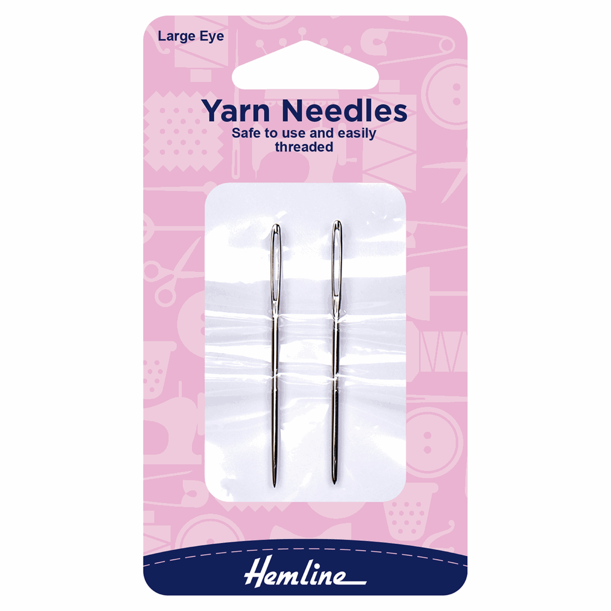 Hemline Hand Sewing Needles: Wool & Yarn - 2pcs