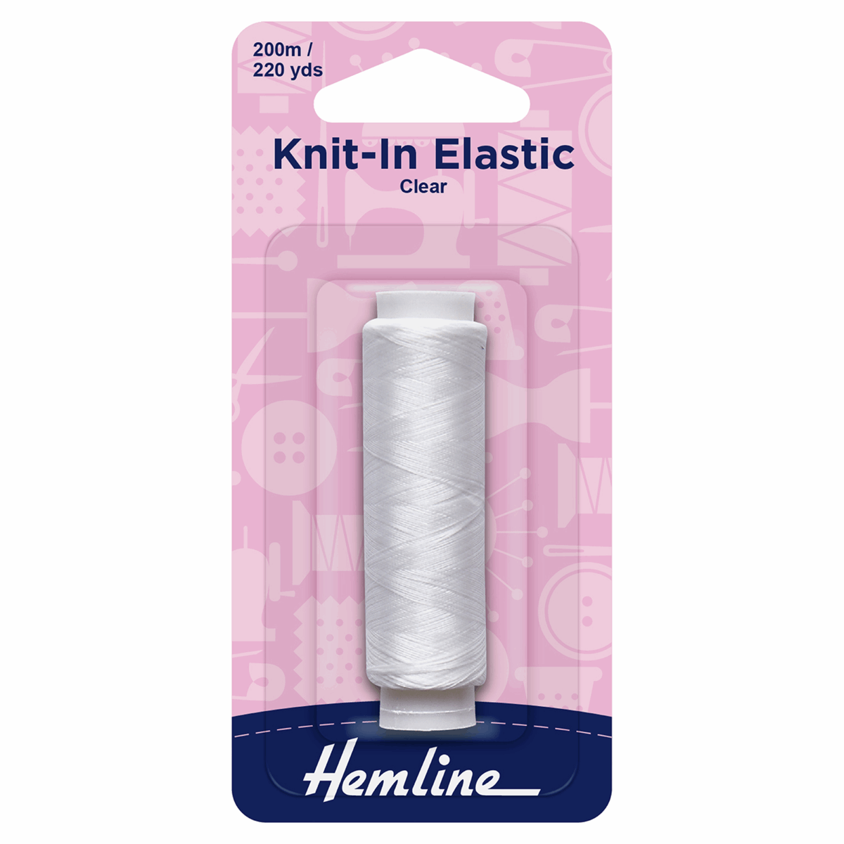 Hemline Knit-In Elastic - 200m