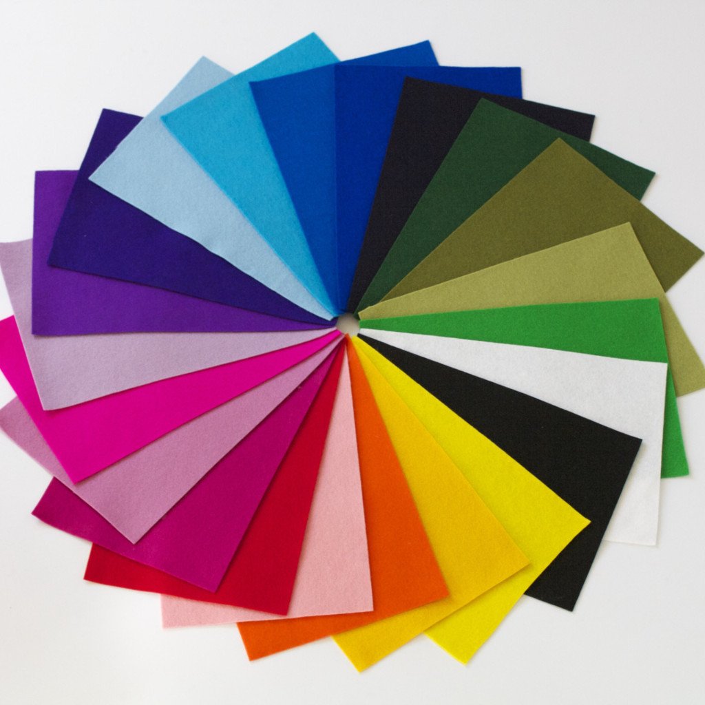 Acrylic Felt Sheet: 23 x 30cm - single