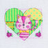 Cross Stitch Kit Mini - Cat in Heart