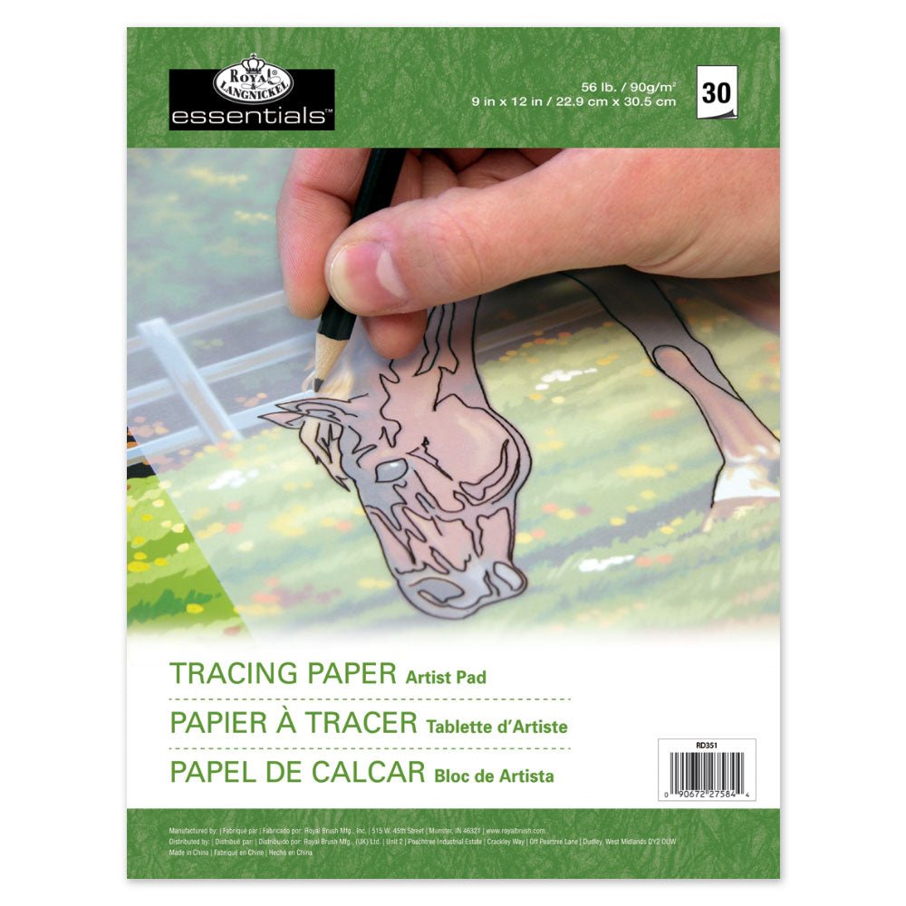 Royal & Langnickel 9x12' Artist Pad - Tracing Paper | Buy Online from The Home Crafters