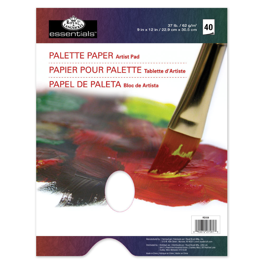 Royal & Langnickel 9x12" Artist Pad - Palette Paper with Hole
