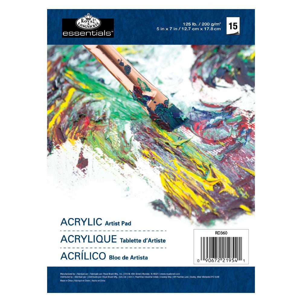 Royal & Langnickel 5x7' Artist Pad - Acrylic | Buy Online from The Home Crafters