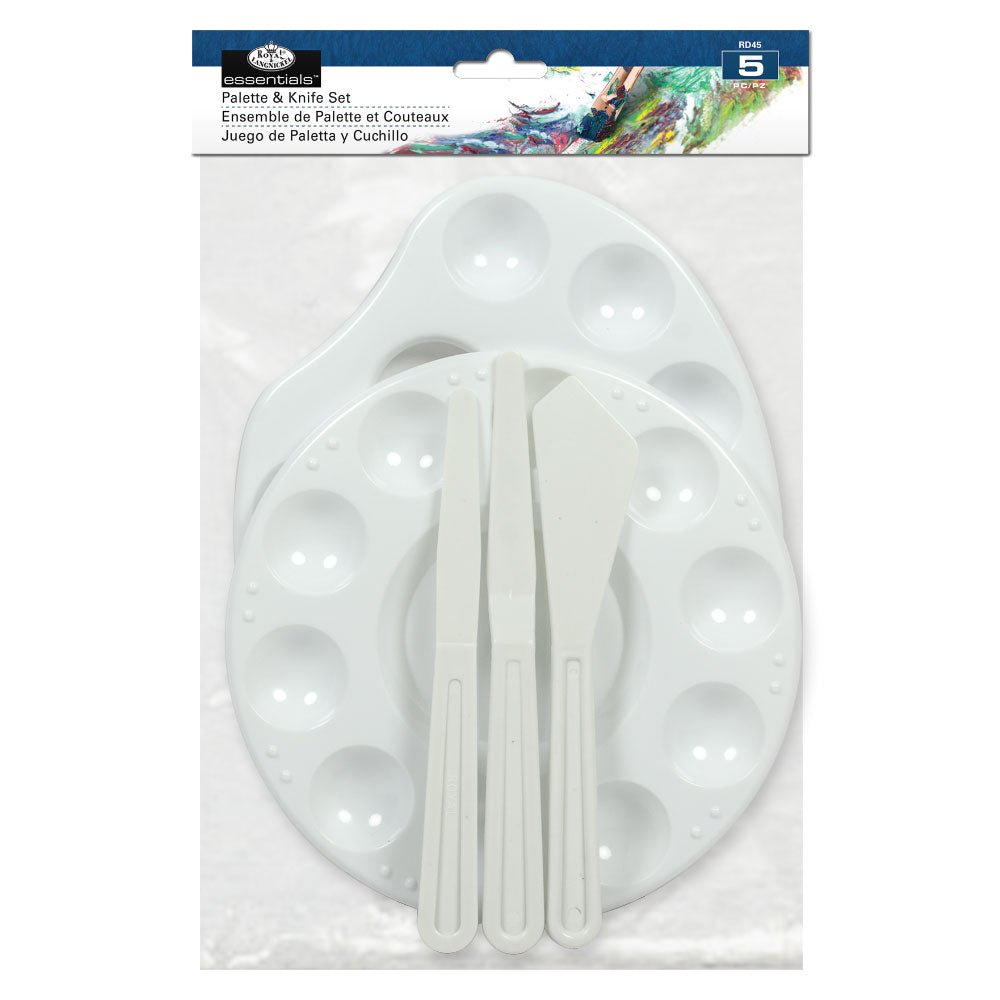 Cc 5 Pc Oval/Round Palletes Wi | Buy Online from The Home Crafters
