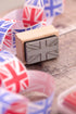 Skull & Cross Buns Artisan Rubber Stamp - Union Jack