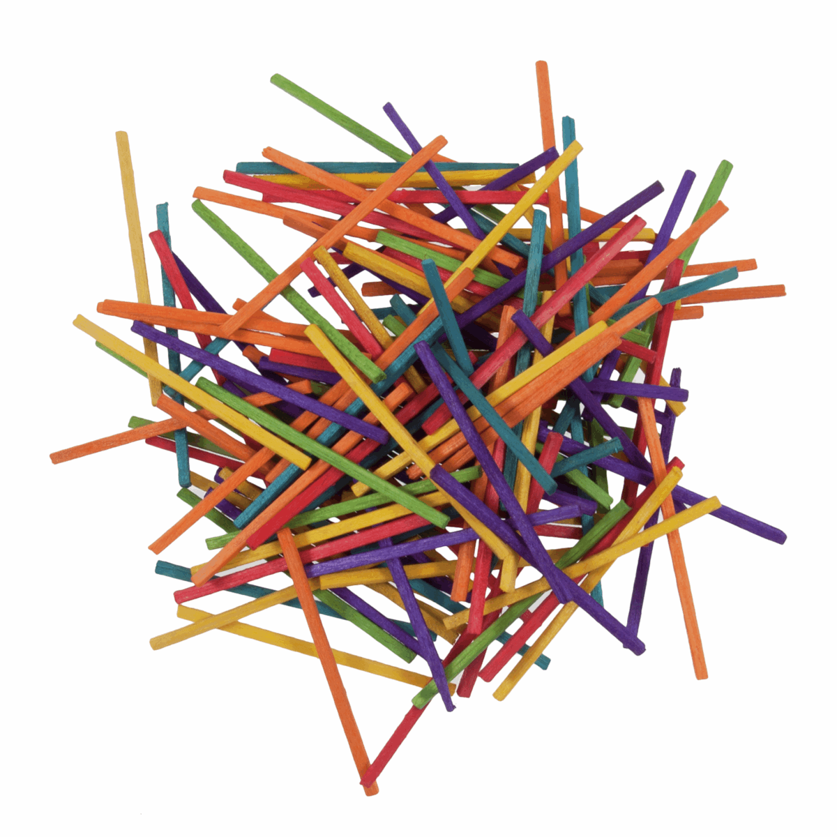 Trimits Multicoloured Wooden Craft Match Sticks - 500pk